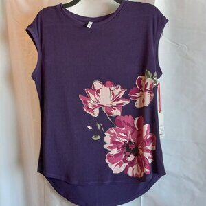 Sleeveless Flower Top